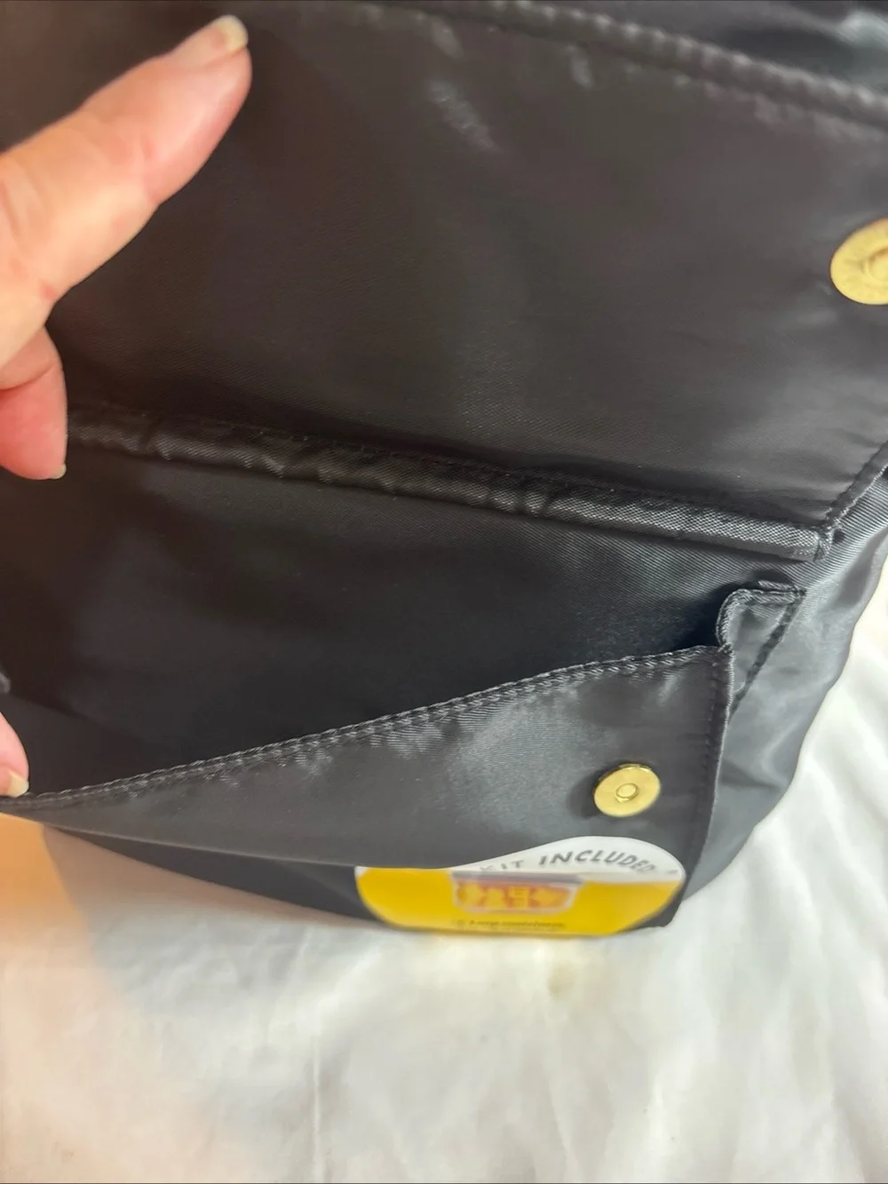 Fit & Fresh Black Lunch Tote Backpack.  New!!